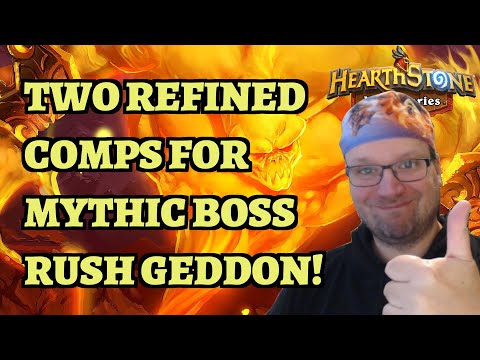 Two REFINED COMPS for Level 220 Baron Geddon - Hearthstone Mercenaries Mythic Boss Rush