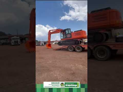 RECEBIMENTO DA ESCAVADEIRA HIDRÁULICA