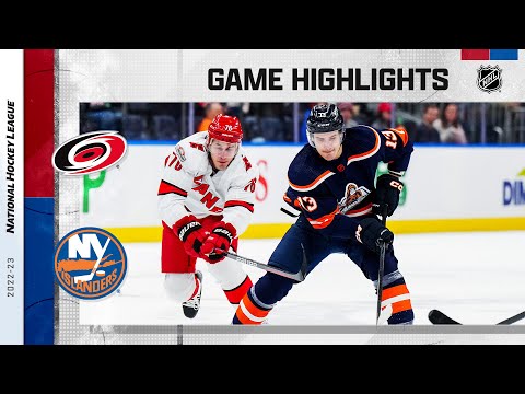 Hurricanes @ Islanders 1/21 | NHL Highlights 2023
