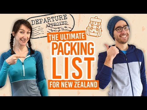 📃✅ What to Pack for New Zealand: New Zealand Packing List Video