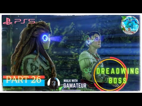 HORIZON FORBIDDEN WEST | 4K | PS5 Walkthrough Gameplay Part 26 -^^WOW SO BIG^^ DREADWING BOSS