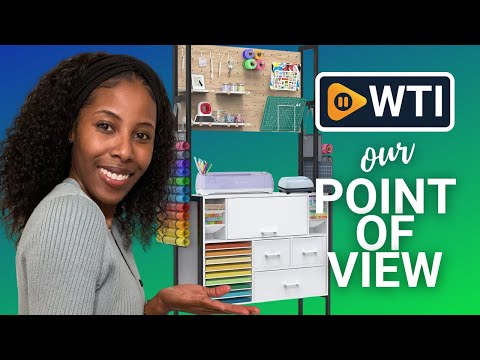 GDLF Organization and Storage Cabinet compatible with Cricut machines - WTI product video review