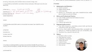 FE Review - Engineering Economics - Cost