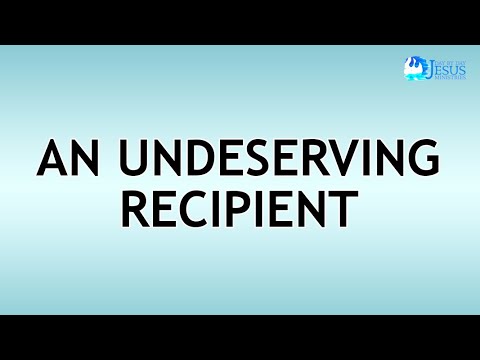 2021-02-19 An Undeserving Recipient - Ed Lapiz