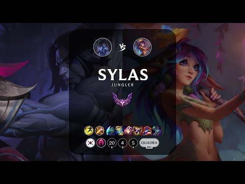 Sylas Jungle vs Lillia - KR Master Patch 13.4