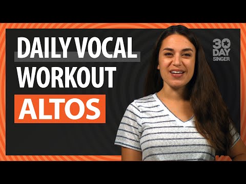 Daily Vocal Workout for Alto Singers | 30 Day Singer