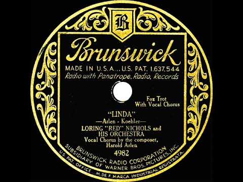 1930 Red Nichols - Linda (Harold Arlen, vocal)