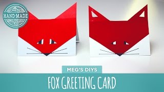 Fox Greeting Card- HGTV Handmade