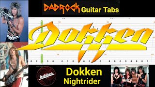 Nightrider - Dokken - Guitar + Bass TABS Lesson
