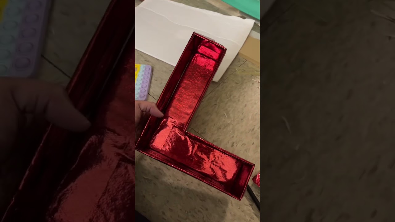 DIY Letter Box Gift Filled with Love: Roses, Chocolates & More! #DIY