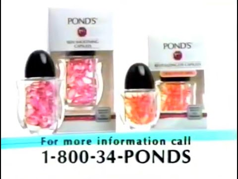 Pond's Skin Smoothing Capsules / Revitalizing Eye Capsules 15s - United States, 1995
