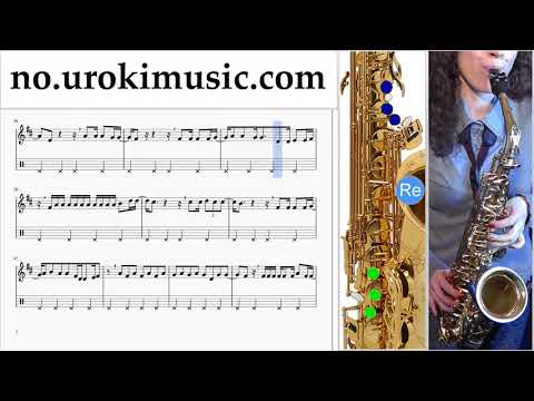 Lær å Spille Saksofon (Alt) Carlos Vives, Sebastian Yatra - Robarte un Beso Melodi Trening Del#2 um