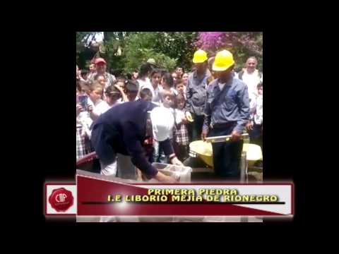 Se colocó la primera piedra de la I.E Liborio Mejía de Rionegro