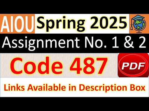 AIOU Code 487 Solved Assignment No.1 & 2 Spring 2025 || Subject: Child Development | Level: Bachelor