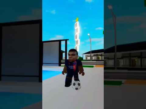 eu virei o Mbappé no brookhaven Roblox shorts #ra4lino358#