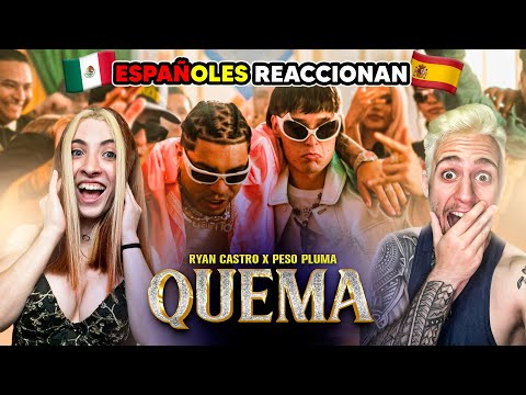 ESPAÑOLES REACCIONAN a PESO PLUMA, RYAN CASTRO - QUEMA - *INCREIBLE*