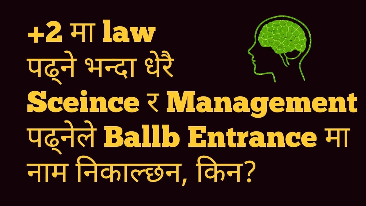 Why students from Science and management succeed more in Ballb Entrance than law students from +2?