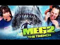 MEG 2: THE TRENCH MOVIE REACTION! FIRST TIME WATCHING! Jason Statham | Megalodon | Full Movie Review