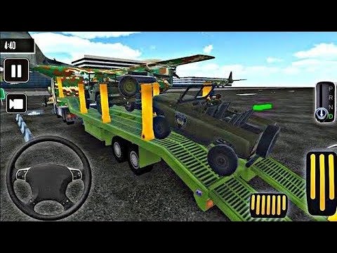 Army Vehicle Cargo Transport Simulator 3D 🚌💥|| Army Transport || Gameplay 717 ||Driving Gameplay