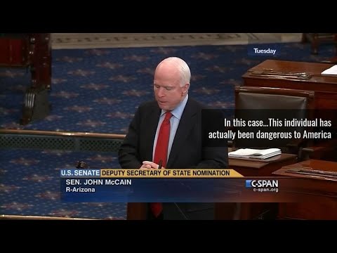 John McCain: Tony Blinken "has actually been dangerous to America"