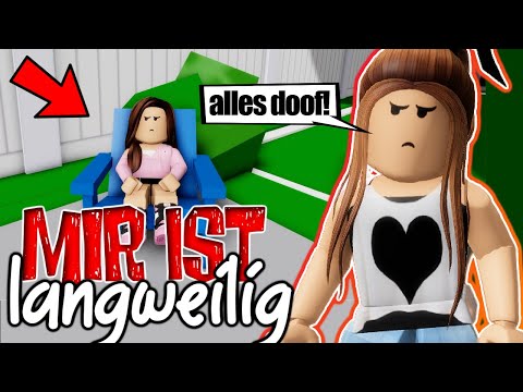 I'm BORED 😮‍💨 in BROOKHAVEN 🏡 Roblox Roleplay Story RP GERMAN