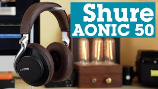 Video thumbnail for Shure AONIC 50 noise-canceling Bluetooth headphones | Crutchfield by CRUTCHFIELD