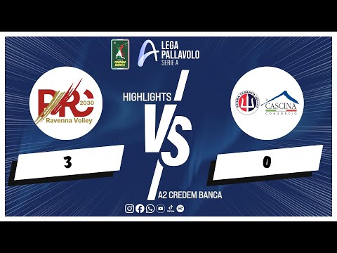 Highlights A2 Credem Banca | Consar Ravenna – Prisma La Cascina Taranto | 3ª giornata