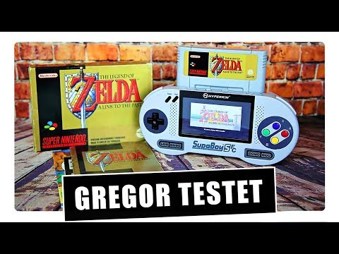 Gregor testet Supaboy SFC, das Super Nintendo-Handheld für Unterwegs (Review / Test)