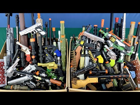 Box of Toy Rifles ! Oversized Bead Throwing Rifles - Small but Dangerous Weapons - BB GUNS