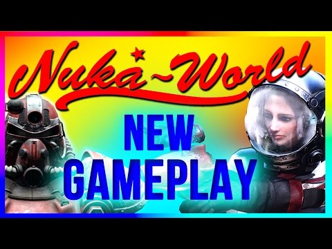 Fallout 4 Nuka World DLC NEW GAMEPLAY Review Walkthrough (Start, Weapons, Map, Locations, Release)