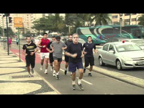 Presidente Ollanta Humala realizó actividad deportiva a su llegada a Río de Janeiro, Brasil.