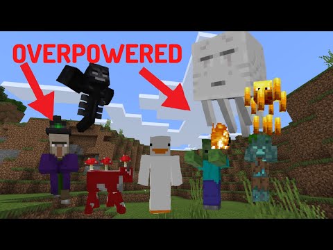 Minecraft, But Mobs Are EXTREMELY Overpowered