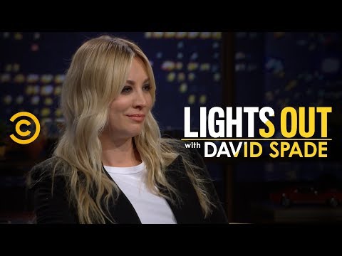 Kaley Cuoco Blocks David Spade on Instagram - Lights Out with David Spade