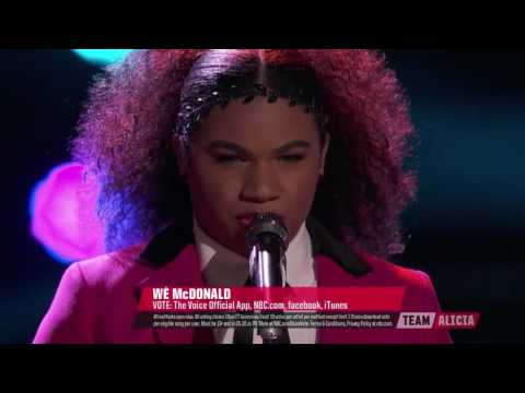 The Voice 2016 Wé McDonald   Top 11 Love on the Brain 1