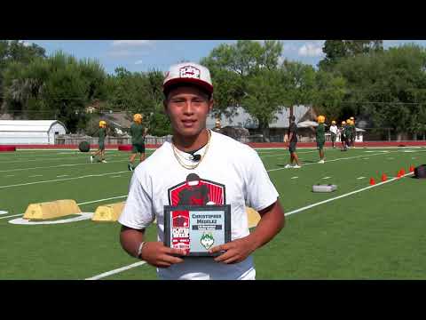 Christopher Medelez - Holmes High School - Jon Wayne Player of the Week - September 29, 2021