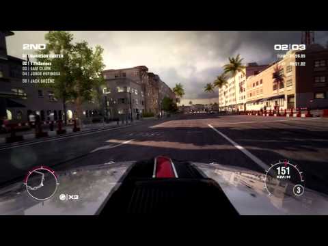 Grid 2 (PC) walkthrough - Race 3 - Art Deco Loop