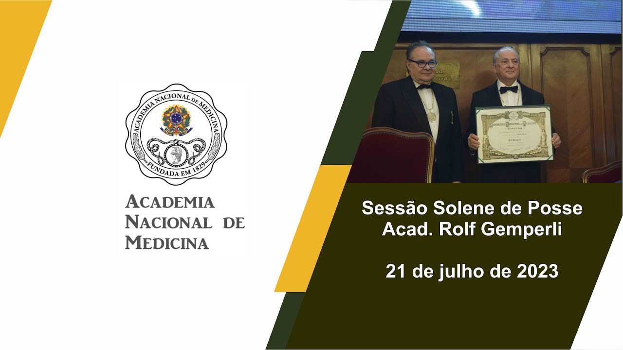 Sessão Solene de Posse Acad. Rolf Gemperli – 21 de julho de 2023