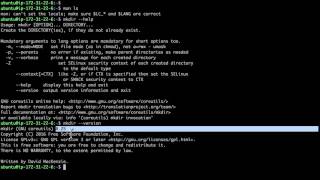 Linux - --help & man