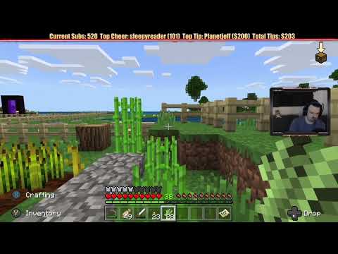 Minecraft  Chill Stream  March 7, 2019 pt1   Learning Pistons Building a Shed