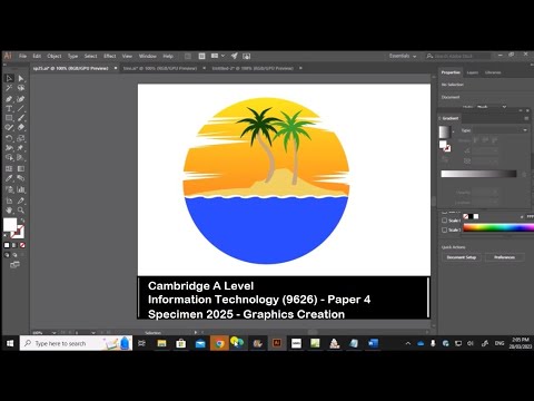 A Level IT 9626 Specimen 2025 Paper 4 - Graphics