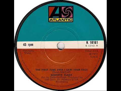 UK New Entry 1972 (106) Roberta Flack - The First Time Ever I Saw Your Face