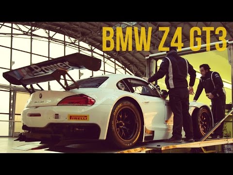BMW Z4 GT3 on the Race Track with Alessandro Zanardi