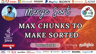 YouTube video 'Max Chunks To Make Sorted Problem |Leetcode 769|Understanding Max Chunks To Make Sorted with Example'