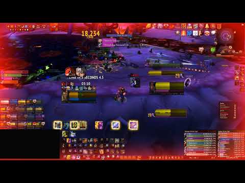 WoW BFA Mythic Carapace of Nzoth Kill - Elemental Shaman PoV
