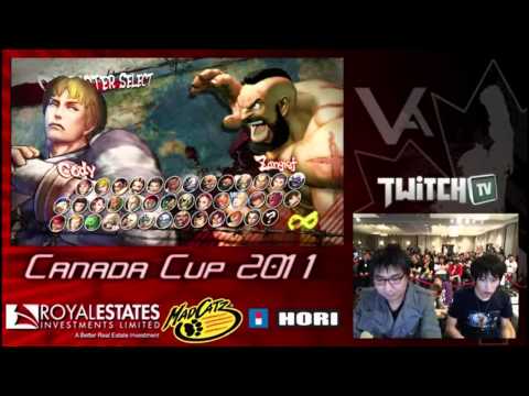 Canada Cup Gaming 2011 SSF4AE International 5v5 Japan1 vs Korea