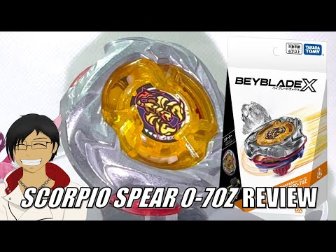 New Beyblade X Bey Actually BROKEN?! Scorpio Spear 0-70Z Review & Combo Testing | Spin Meter