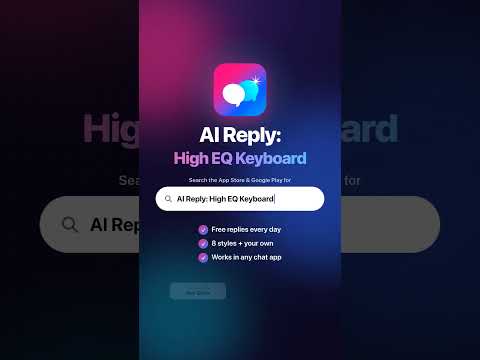 AI Reply: High EQ Keyboard video thumbnail