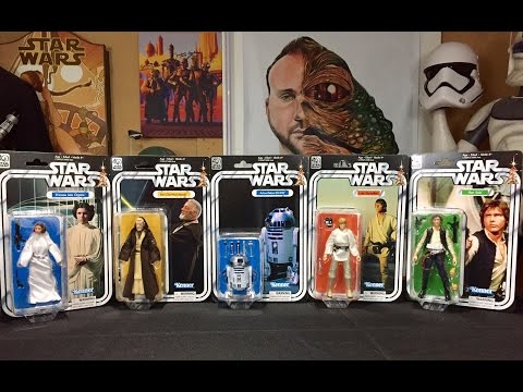 Star Wars The Black Series 40th Anniversary Wave 1 Action Figure Review!