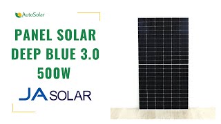 JA Solar 500W 3.0 mezzo taglio MC4 - Wsolar