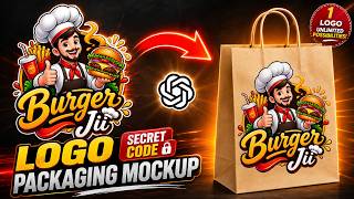 ChatGPT Secret Codes to Create Professional Logo Packaging Mockups | 5 AI Design Tricks